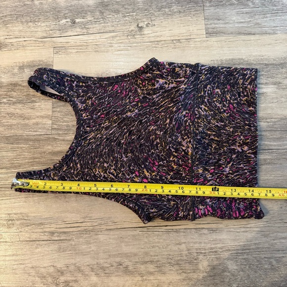Black Lululemon Power Pivot Tank Top *Everlux Topography Multi - Picture 4 of 5